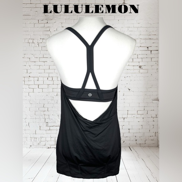 Lululemon | C.Y.B Tank | Black/Hyper Stripe Black - Picture 4 of 5